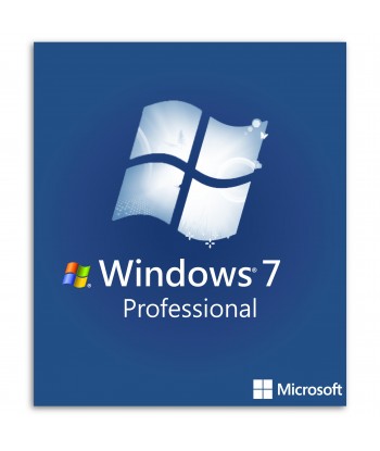 Windows 7 Pro 1PC License (32 / 64 bit) For 1 User on 1 PC